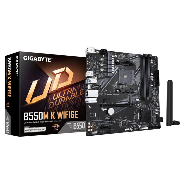 Gigabyte B550M K WIFI6E μητρική AM4 mATX