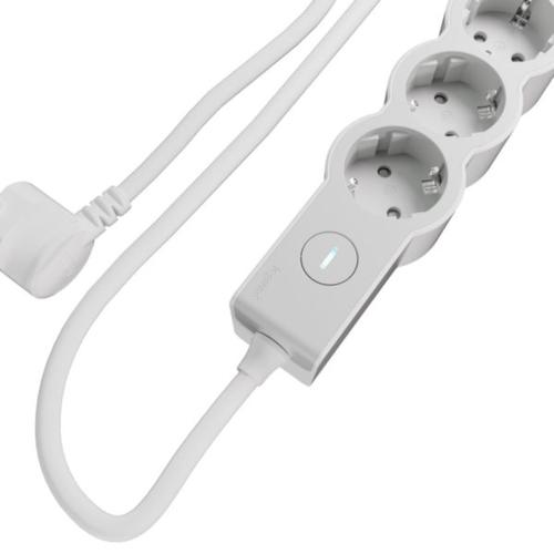 Legrand SurgeArrest 4 Outlets 1.5m,USB A+C, Cable White/Grey