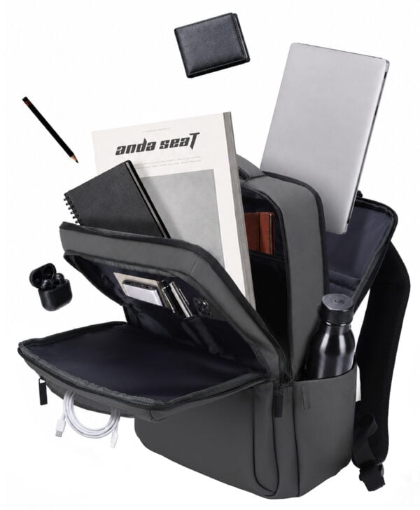 ANDA SEAT Backpack PROLINE 16" 42x30x15cm DARK GREY ANDA SEAT Backpack PROLINE 16" 42x30x15cm DARK GREY