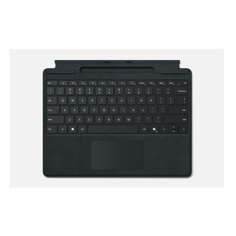 Microsoft Surface Pro Keyboard Black με κουμπί Copilot