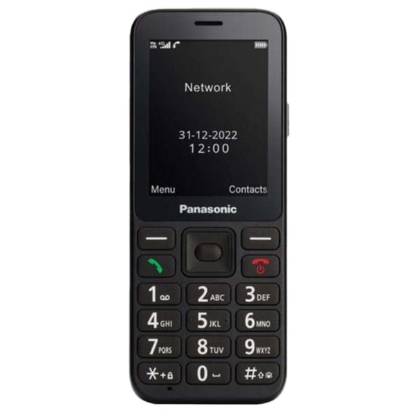Panasonic KX-TU250 4G Dual Sim Μαύρο (KX-TU250EXB)