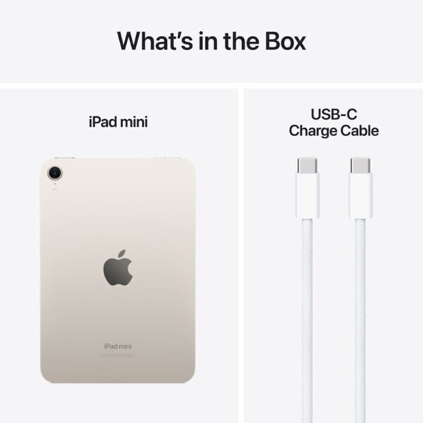 MXN83NFA_4 Apple iPad Mini 8.3" 2024 WiFi (8GB/128GB) Starlight