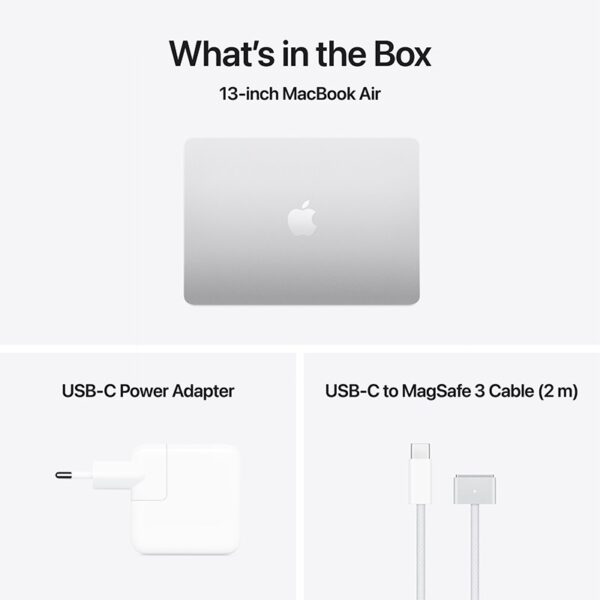 Apple MacBook Air 13-inch: Apple M4 chip with 10-core CPU and 10-core GPU, 24GB, 512GB - Silver