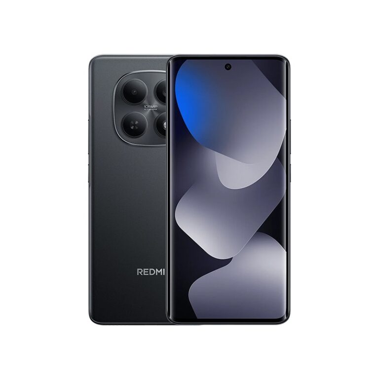Xiaomi Redmi Note 15 4G NFC Black εμπρός και πίσω όψη