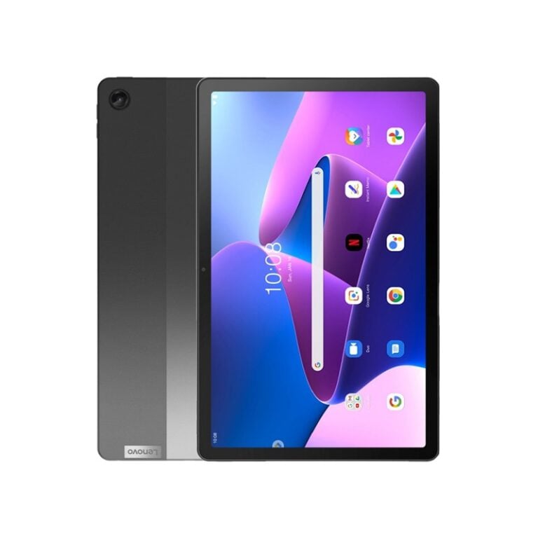 Lenovo Tab M10 Plus Gen 3 4GB 128GB 4G LTE Storm Grey εμπρός και πίσω