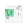 Apple iMac 24-inch with Retina 4.5K display: M4 chip with 10c CPU and 10c GPU, 24GB, 512GB - Green