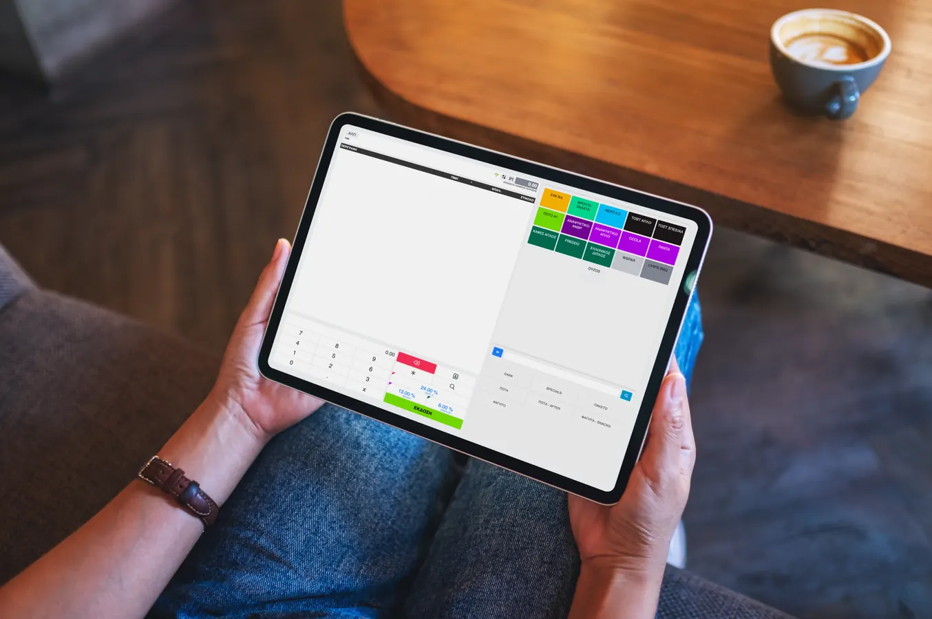 Cloud Ταμειακή Oxygen dashboard για ηλεκτρονική τιμολόγηση και myDATA