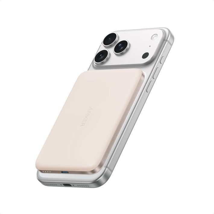Anker Nano Power Bank 5K MagGo Slim Gold