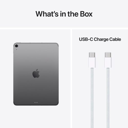 Apple iPad Air 11 M4 Space Grey με καλώδιο USB-C
