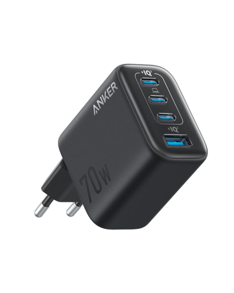 Anker Zolo Charger A121C 70W με 4 θύρες σε μαύρο χρώμα