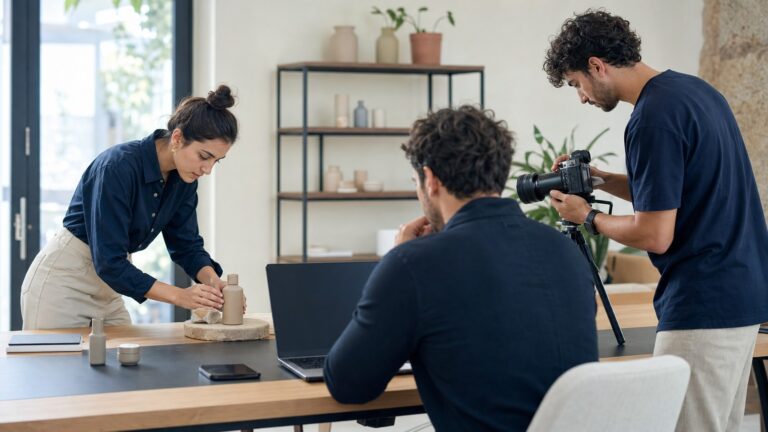 AI SEO ομάδα e-commerce με συνεπή product data και ψηφιακή παρουσία