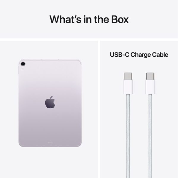 Apple iPad Air 11 M4 Cellular Purple περιεχόμενα συσκευασίας