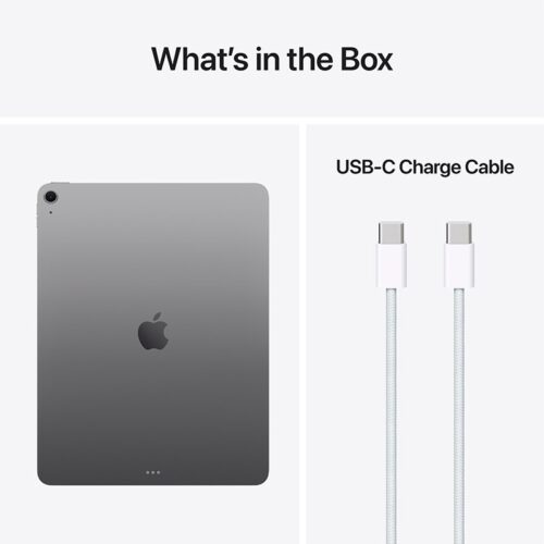 Apple iPad Air 13 M4 Space Grey with USB-C charging cable