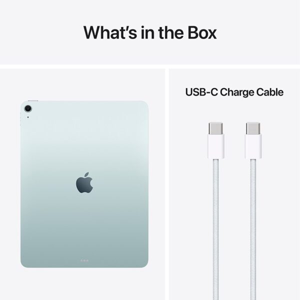 Apple iPad Air 13 M4 Blue με καλώδιο φόρτισης USB-C