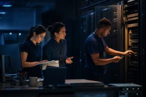 Ομάδα cloud operations ελέγχει AI οδηγό troubleshooting για περιστατικό υποδομής