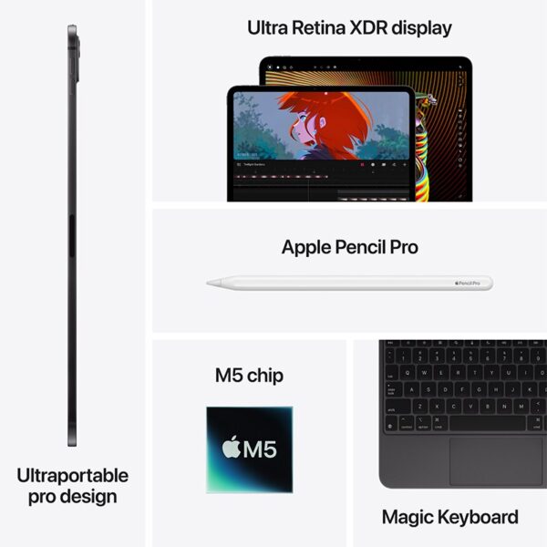 Apple iPad Pro 13 M5 με Apple Pencil Pro και Magic Keyboard