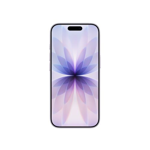Apple iPhone 17 Lavender μπροστινή όψη με Super Retina XDR OLED