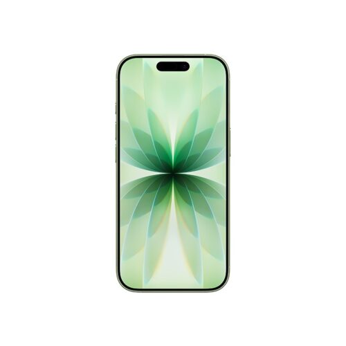 Apple iPhone 17 Sage μπροστινή όψη με Super Retina XDR OLED