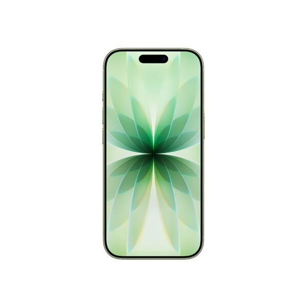 Apple iPhone 17 Sage μπροστινή όψη με Super Retina XDR OLED
