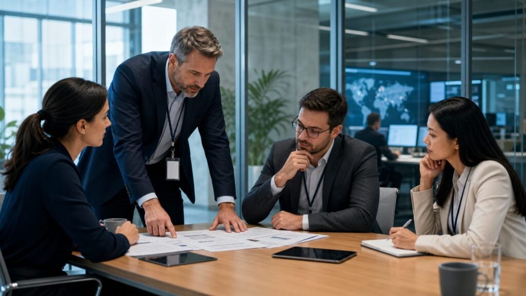 Επαγγελματική εικόνα για third-party risk management, vendor governance και brand trust από την TWO DOTS