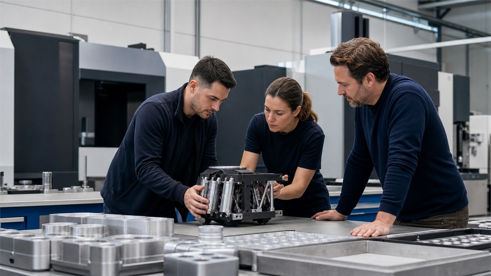 Ομάδα hardware startup ελέγχει prototype για το Horizon Manufacturing Cup