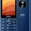 Nokia 210 4G Dark Blue - Front and Back Nokia 210 4G Blue feature phone - front and back
