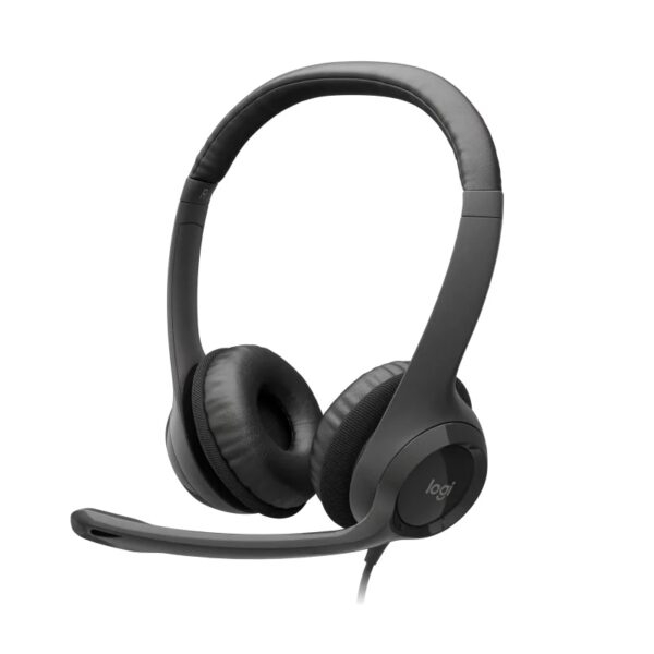 LOGITECH Headset Wired H390 - USB Type C - Graphite