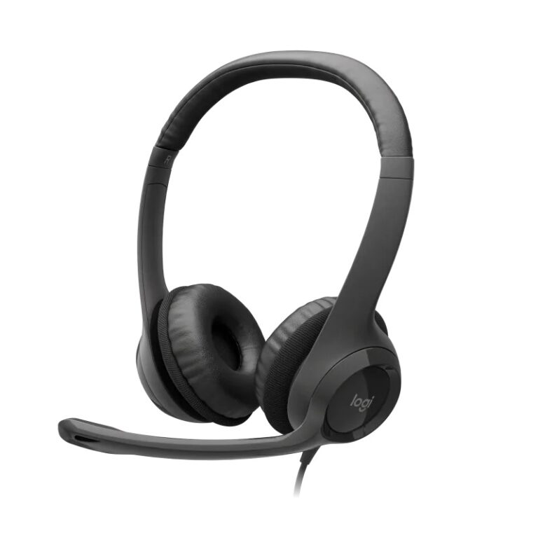 LOGITECH Headset Wired H390 - USB Type C - Graphite