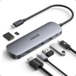Anker USB Hub Nano 7 in 1, USB-C, 4K@60Hz HDMI, 85W Max PD, SD/TF Card Reader