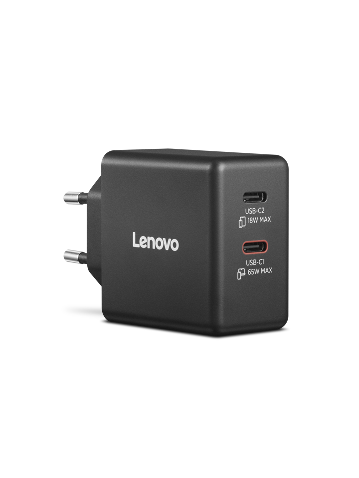 LENOVO Dual USB-C 65W GaN Charger