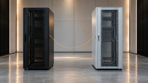 Δύο ετερογενή συστήματα για XKV AI agents συνδεδεμένα σε data center