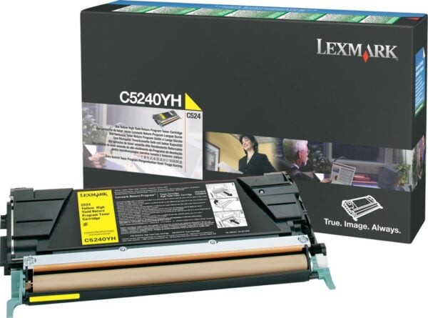 LEXMARK Toner High Yellow C5240YH LEXMARK Toner High Yellow C5240YH