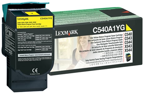 LEXMARK Toner Low Yellow C540A1Y