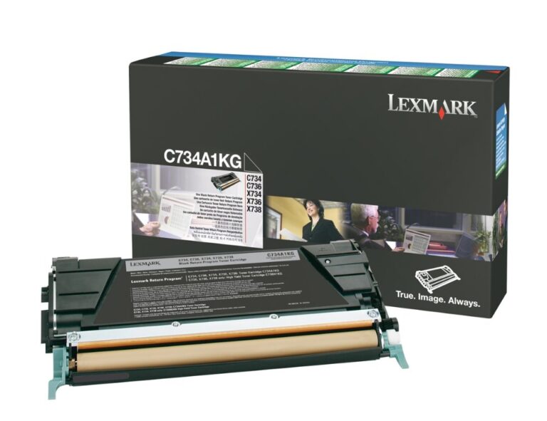 LEXMARK Toner Standard Black C734A1K