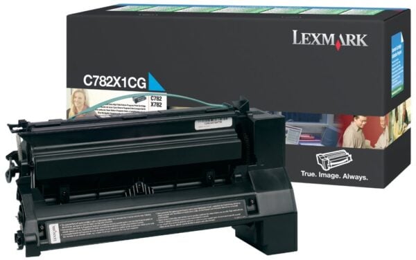 LEXMARK Toner Extra High Cyan C782X1CG LEXMARK Toner Extra High Cyan C782X1CG