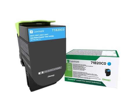 LEXMARK Toner Standard Cyan 71B20C0