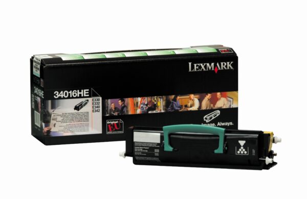 LEXMARK Toner High Black 34016HE LEXMARK Toner High Black 34016HE