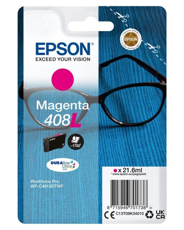 Epson Cartridge Magenta L C13T09K34010 Epson Cartridge Magenta L C13T09K34010