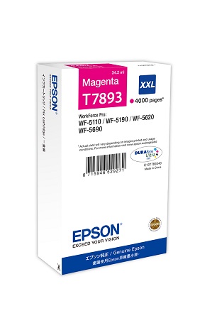 Epson Cartridge Magenta XXL C13T789340