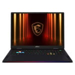 MSI Laptop Raider 18 Max HX A2WI 18'' 3840x2400 MiniLED 120Hz/U9- 290HX/64GB/2TB SSD NVMe PCIe/NVidia GeForce RTX 5080 16GB/Win 11 Pro/2Y/Core Black