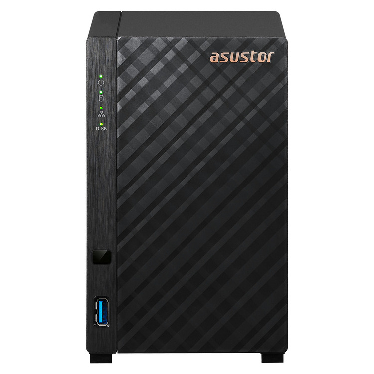 ASUSTOR NAS DRIVESTOR 2 Gen2 AS1202T 2-BAY Quad-Core/1GB DDR4/2.5GbE Port