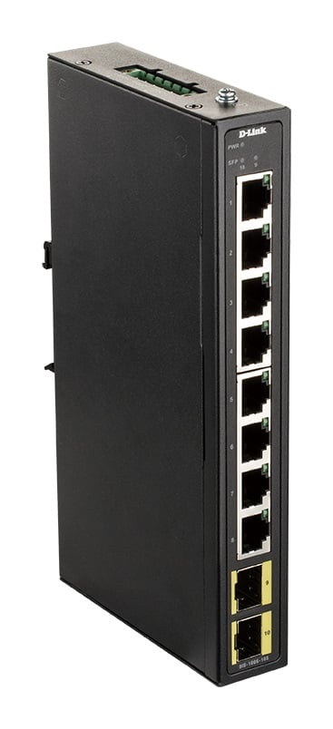 D-LINK INDUSTRIAL SWITCH DIS-100G-10S 8PORT GBIT