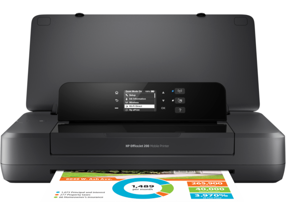 Εκτυπωτής Inkjet HP OfficeJet 200 Mobile Έγχρωμος