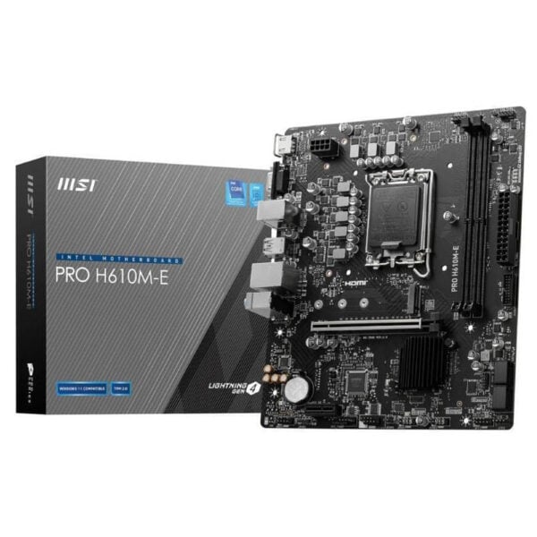 Μητρική MSI PRO H610M-E (H610/DDR5/1700)