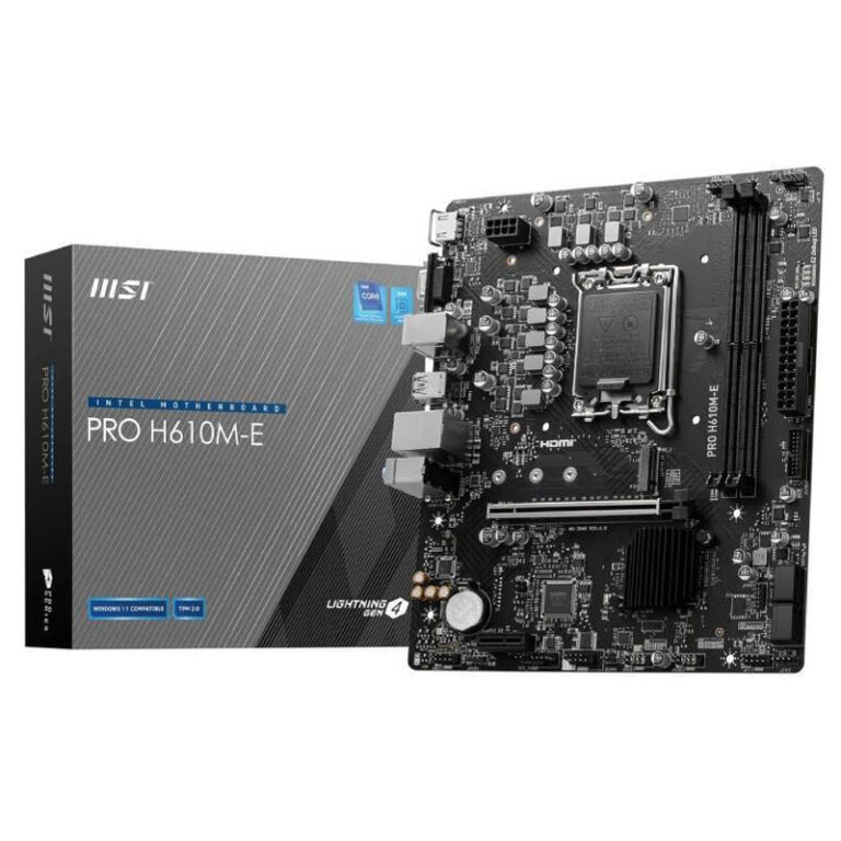 Μητρική MSI PRO H610M-E (H610/DDR5/1700)