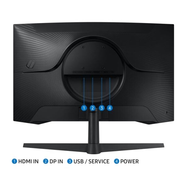 Οθόνη Samsung 27" Odyssey G55C (LS27CG552EUXEN) VA QHD HDR 165Hz - Curved