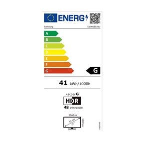 Οθόνη Samsung 27" Odyssey G6 LS27FG602SUXEN OLED QHD 500Hz
