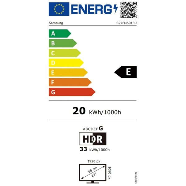 Οθόνη Samsung 27" LS27FM501EUXDU IPS FHD 60Hz Smart