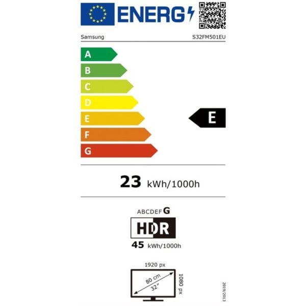 Οθόνη Samsung 32" LS32FM501EUXDU VA FHD 60Hz Smart