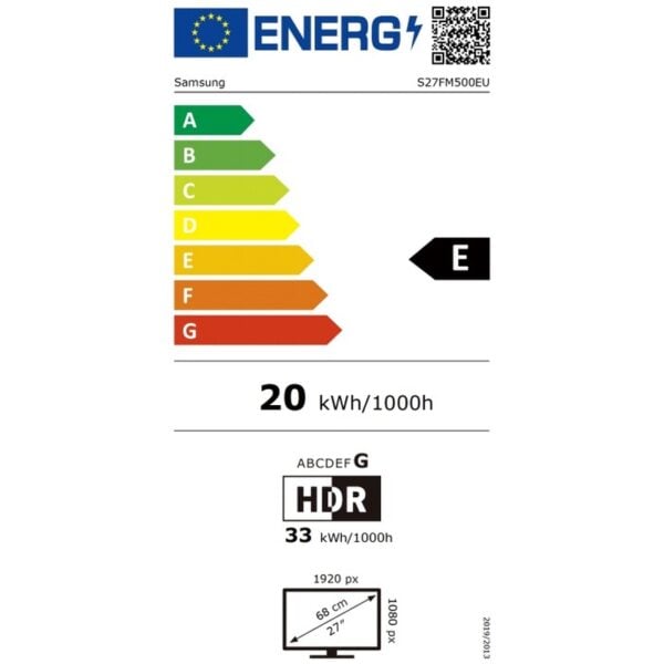 Οθόνη Samsung 27" LS27FM500EUXDU IPS FHD 60Hz Smart